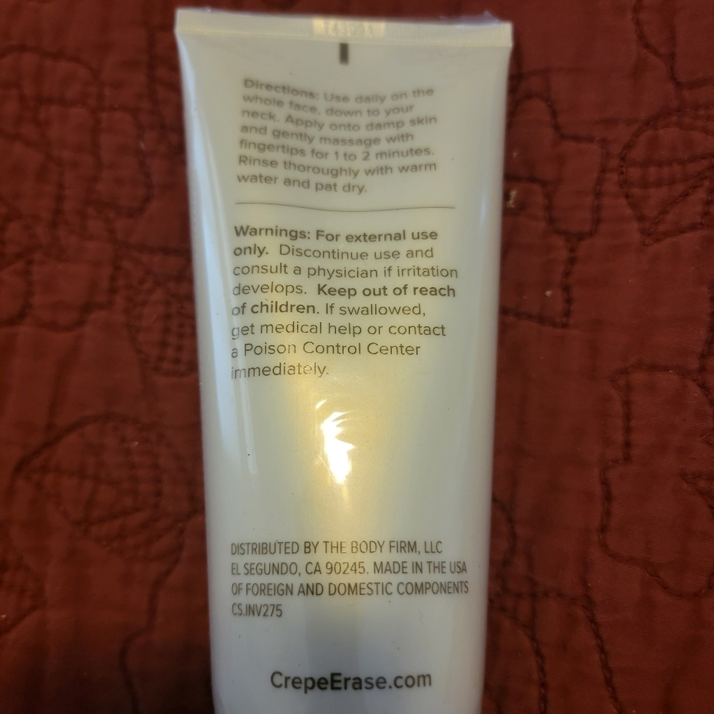 NWT Body Firm CREPE ERASE Facial Refining Exfoliant 6floz - Picture 4 of 4